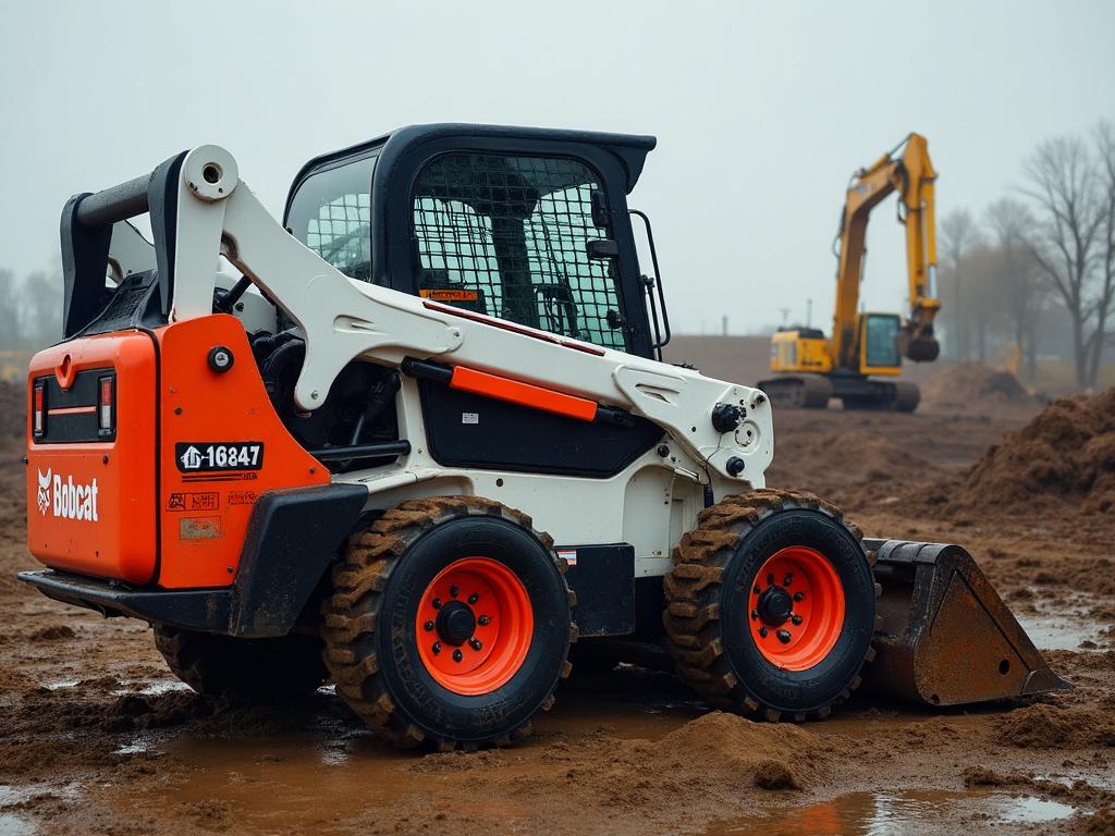 تأجير لوادر Bobcat انزلاقية التوجيه في الإمارات - لودر مدمج لتنسيق الحدائق والبناء